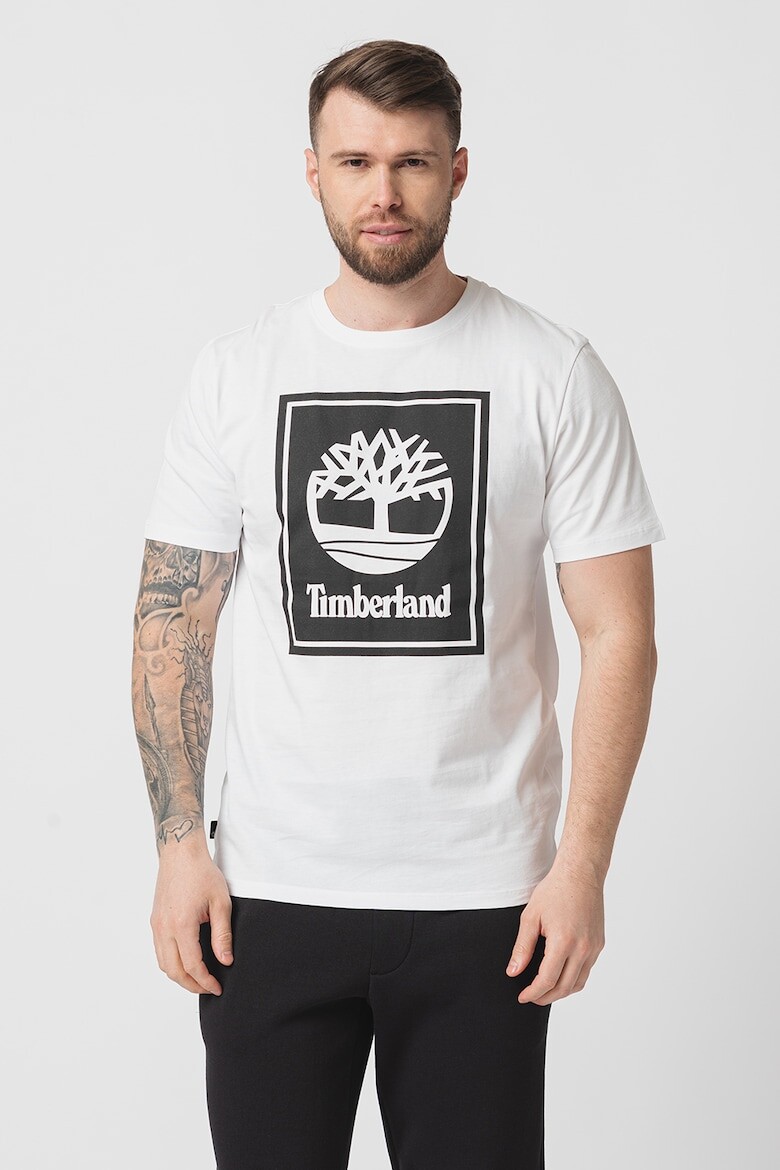 

Хлопковая футболка с логотипом Timberland, черный