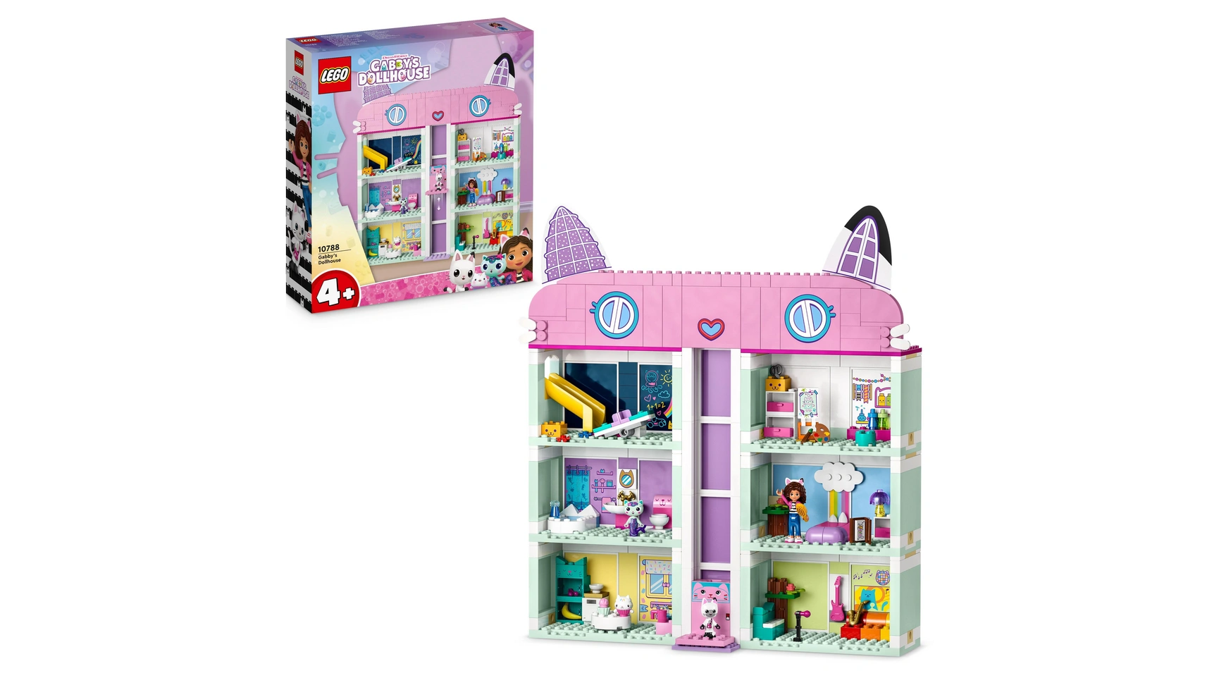 Lego Gabby's Dollhouse Кукольный домик Габби игровой набор построй кукольный домик qy2146