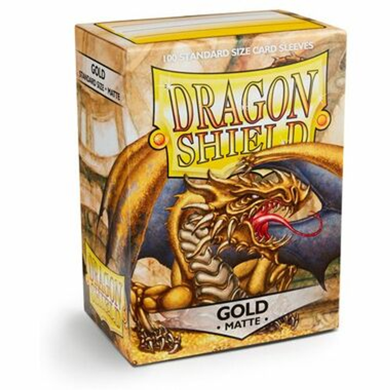 

Аксессуары Dragon Shield Matte Gold Standard Size Card Sleeves (100ct)