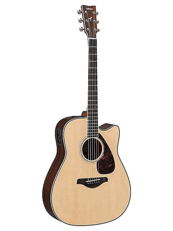 Акустическая гитара Yamaha FGX830C Cutaway Dreadnought Acoustic-Electric Guitar, Natural/Rosewood