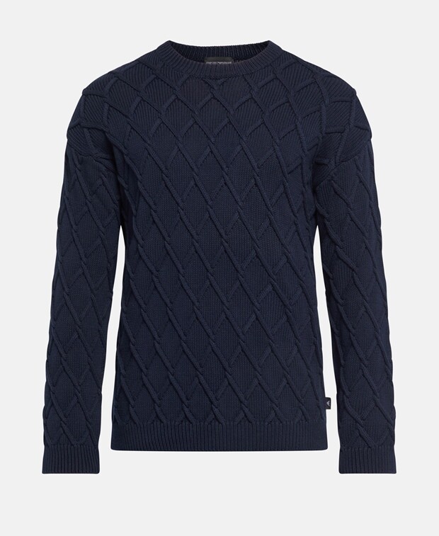 

Джемпер с длинными рукавами Emporio Armani, синий