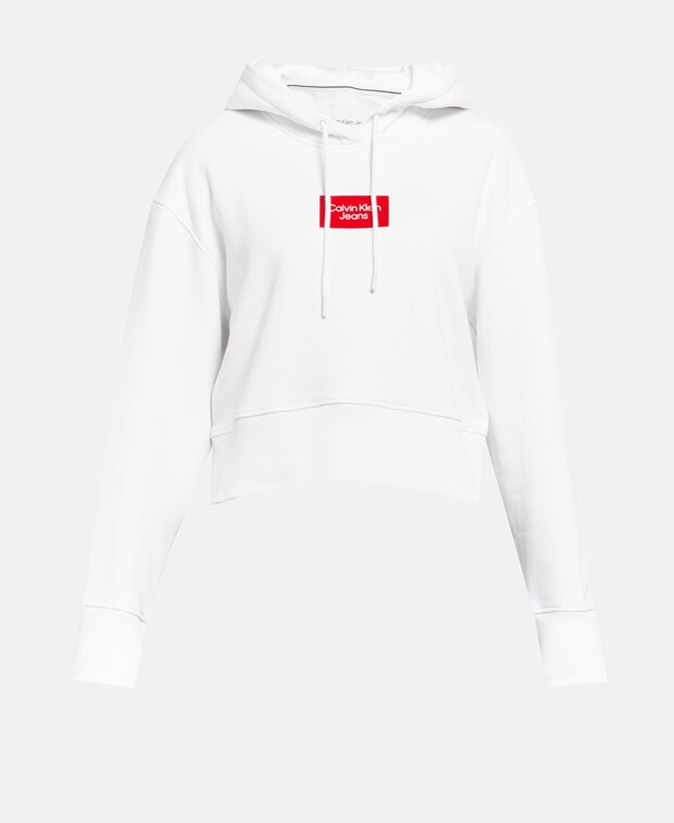 

Толстовка с капюшоном Calvin Klein, белый