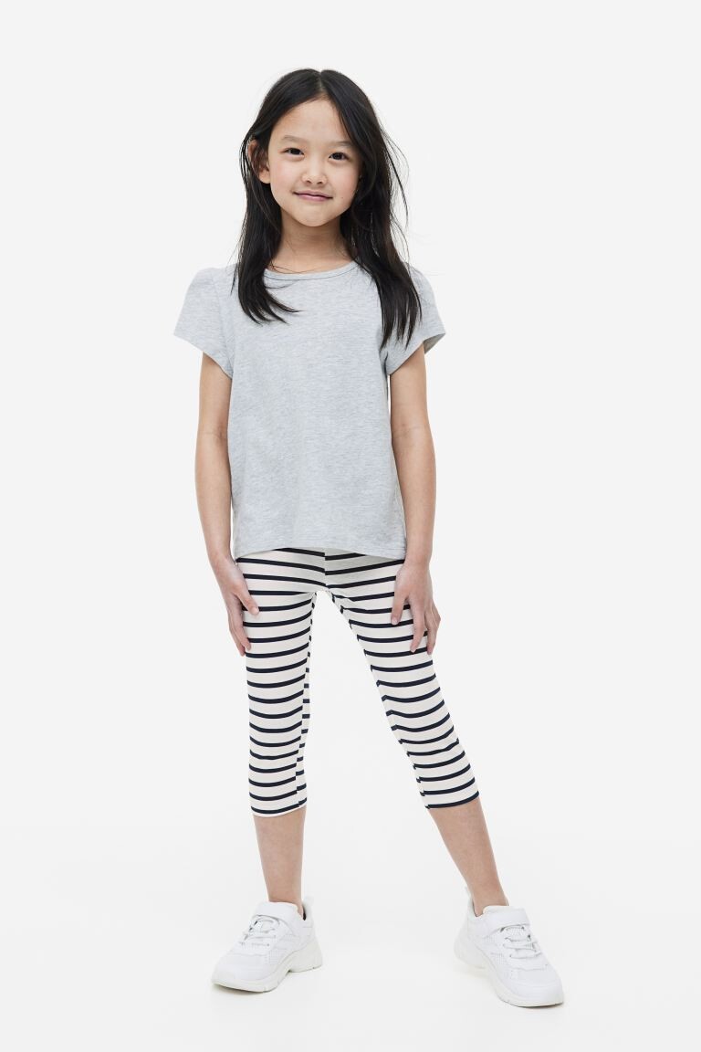 

Комплект из 3 хлопковых леггинсов H&M