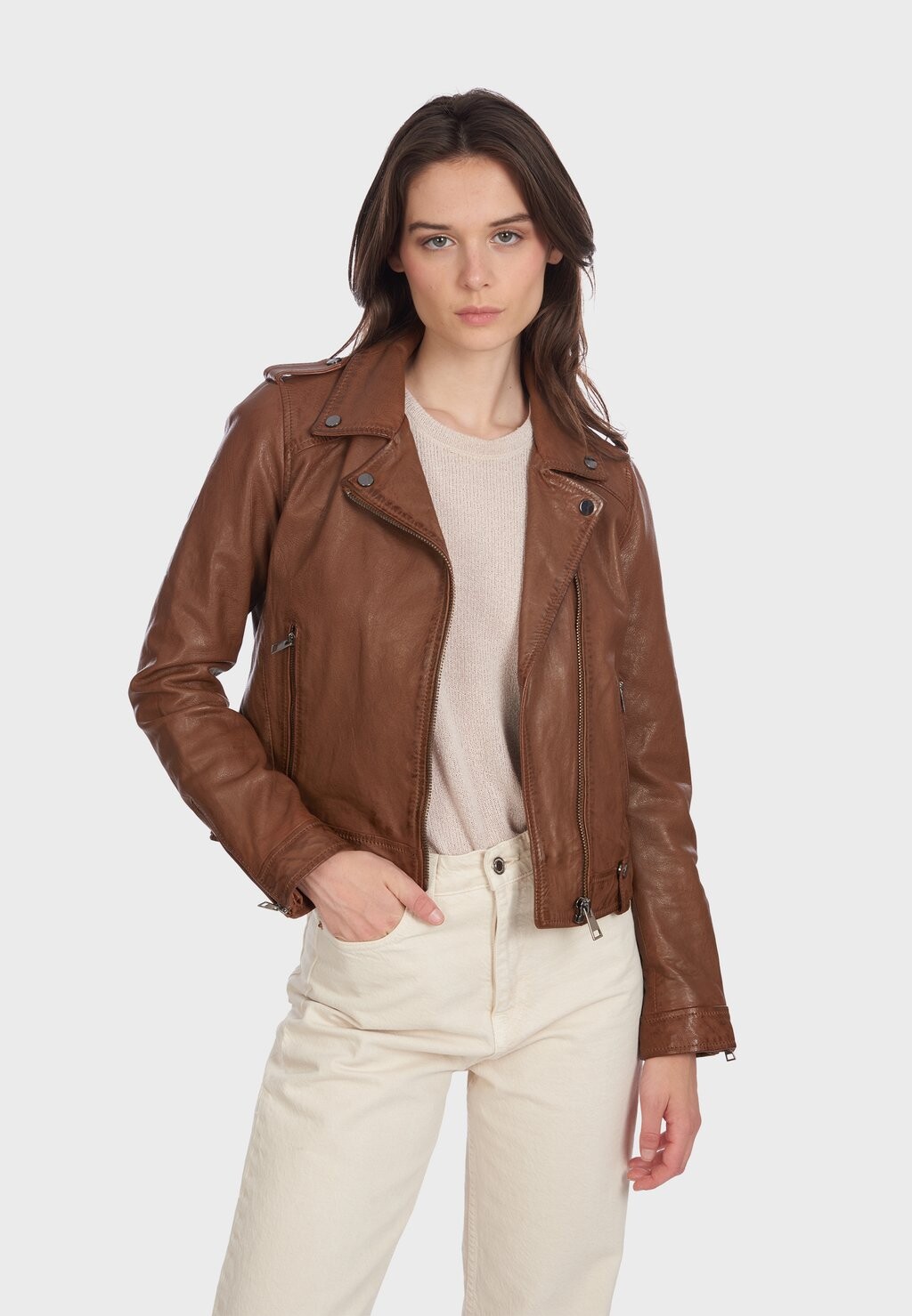 

Куртка кожаная Oakwood