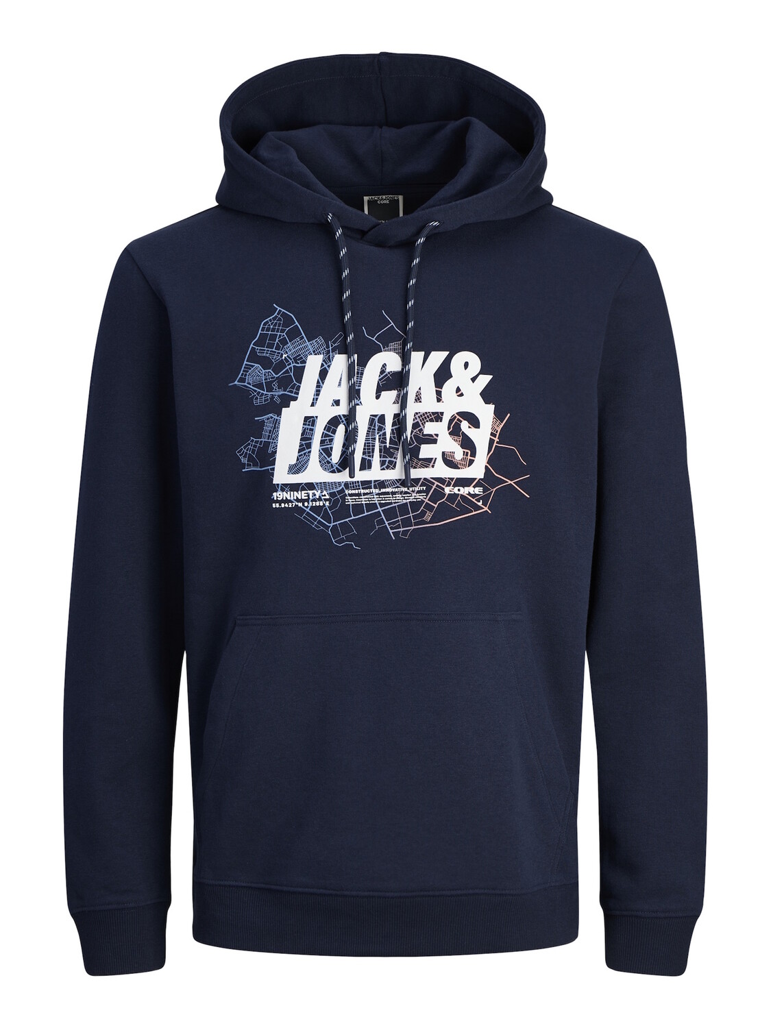 

Толстовка с капюшоном Jack & Jones, синий