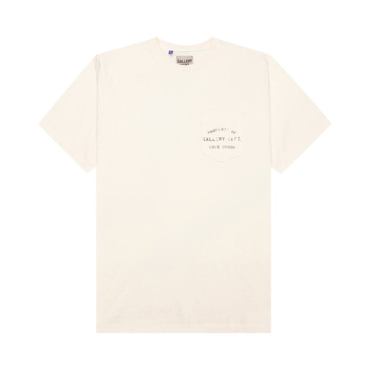 

Футболка Gallery Dept. Logo Print 'Antique White', белый
