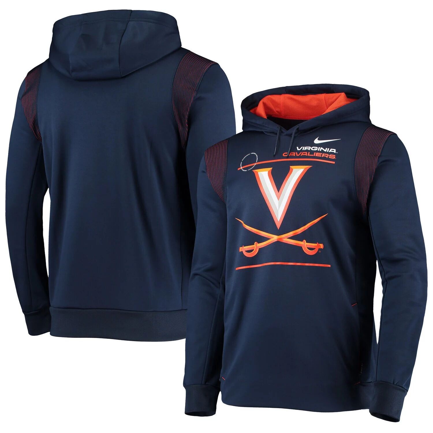 

Мужской пуловер с капюшоном Nike Navy Virginia Cavaliers 2021 Team Sideline Performance