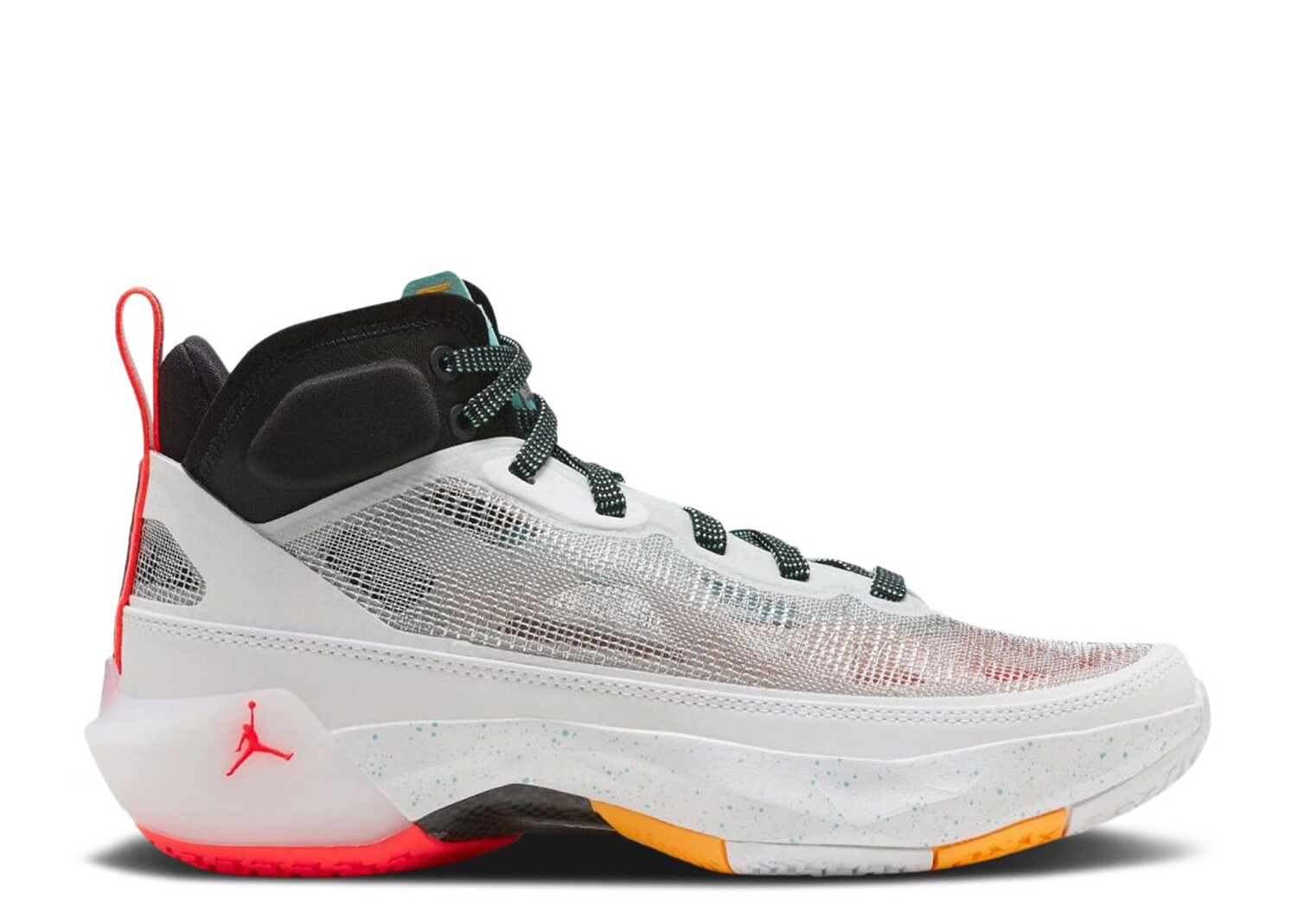 

Кроссовки Air Jordan Guo Ailun X Air Jordan 37 Pf Gs 'Silver Island Green', белый