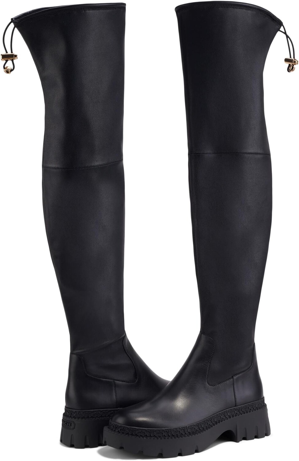 

Сапоги Jolie Leather Boot COACH, черный