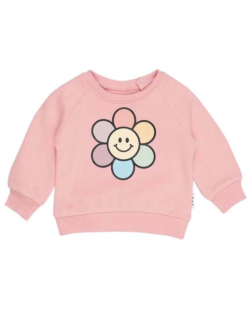 

Huxbaby Толстовка Rainbow Daisy, розовый