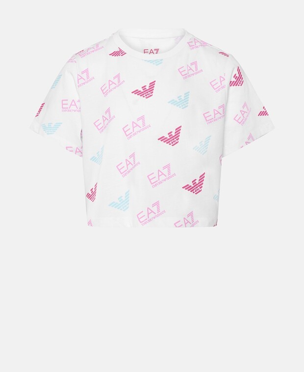 

Футболка EA7 Emporio Armani, белый
