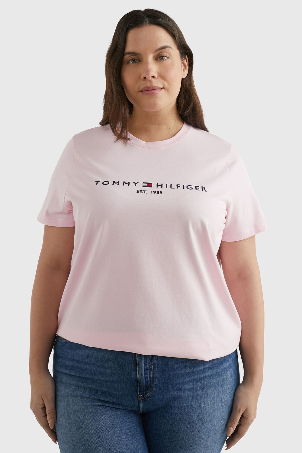 

Розовая футболка Curve обычного кроя Tommy Hilfiger, розовый