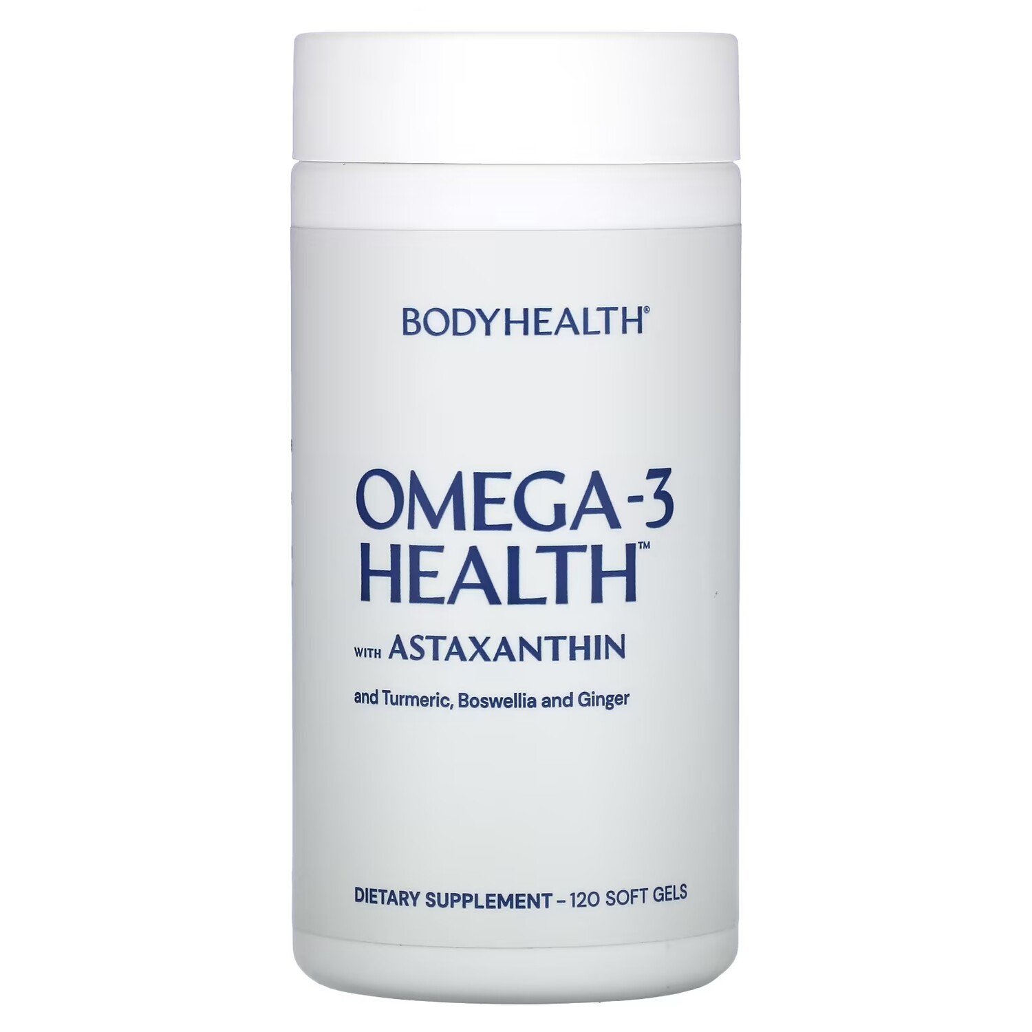 

Омега-3 BodyHealth для здоровья, 120 мягких желатиновых капсул