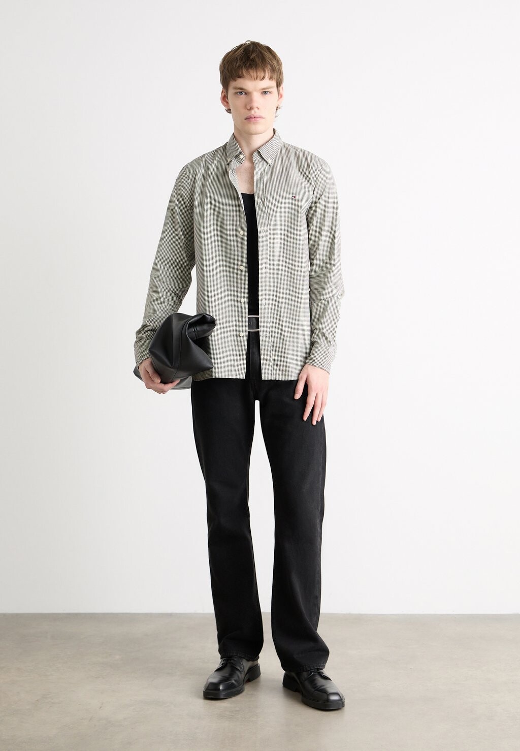 

Рубашка MICRO GINGHAM SHIRT Tommy Hilfiger, темно-зеленый