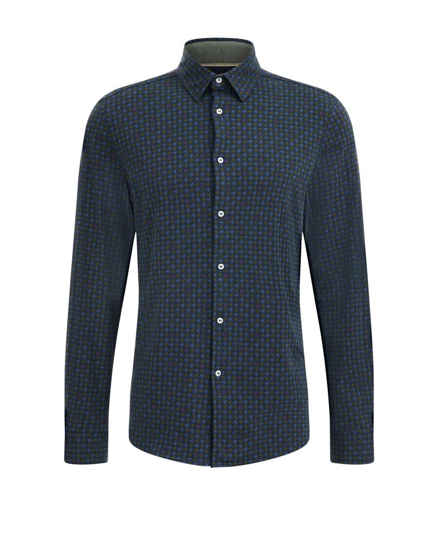 

Рубашка WE Fashion Slim fit Button Up, синий