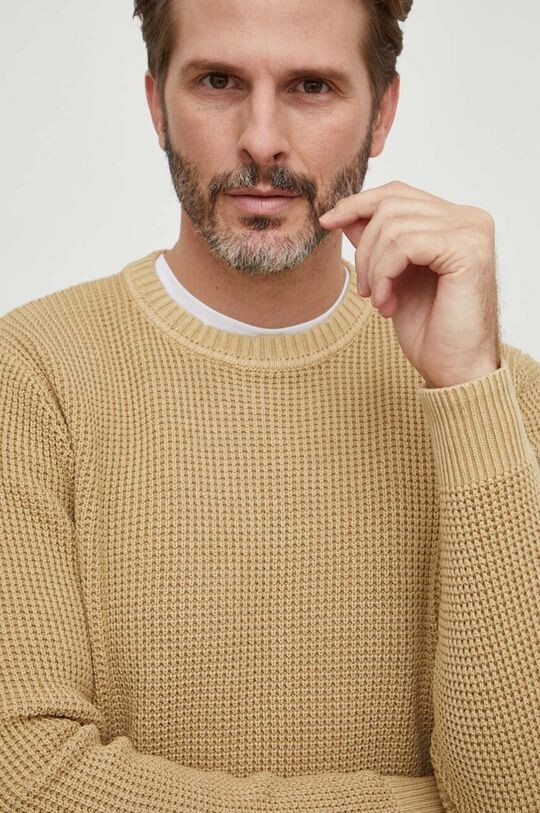 

Хлопковый свитер Pepe Jeans, бежевый