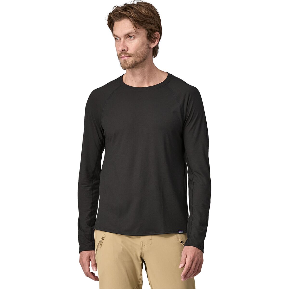 Рубашка с длинными рукавами capilene cool trail Patagonia, черный