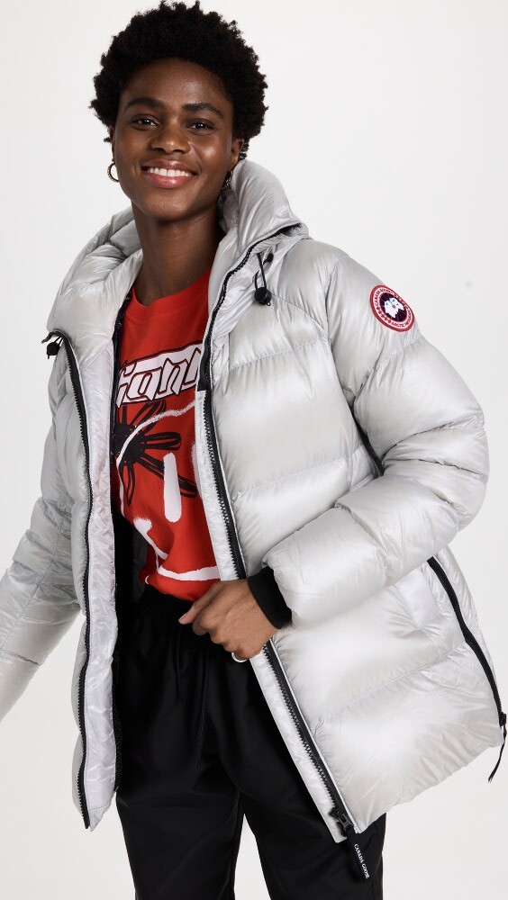 

Куртка Canada Goose Cypress Puffer, серебряный