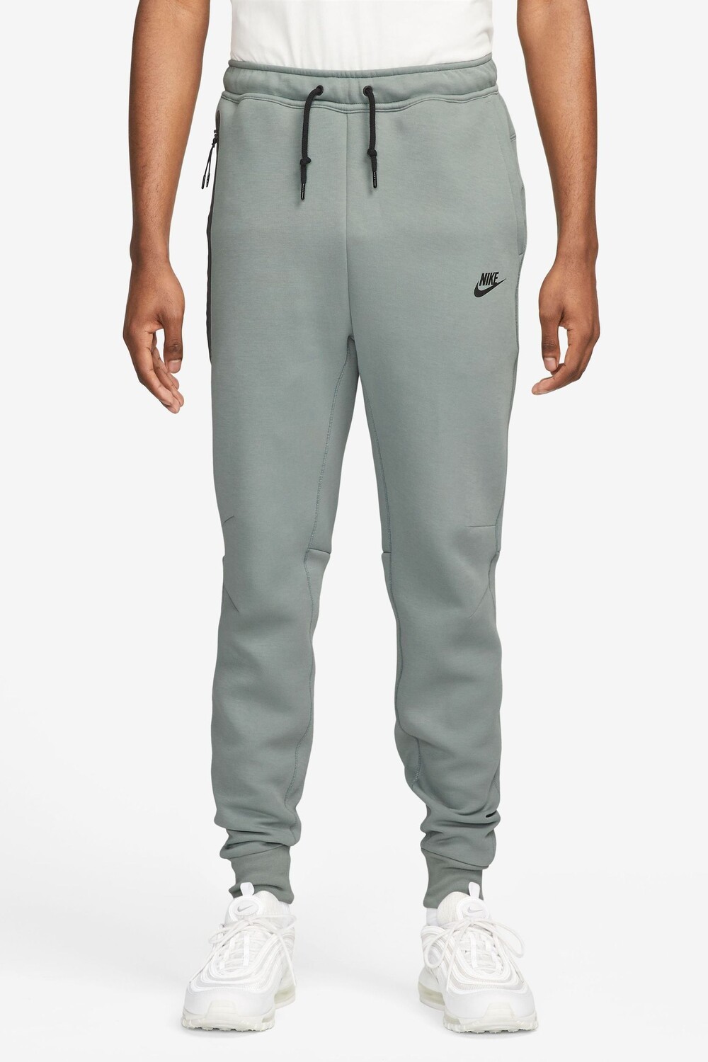 

Беговые брюки из технического флиса Nike, зеленый