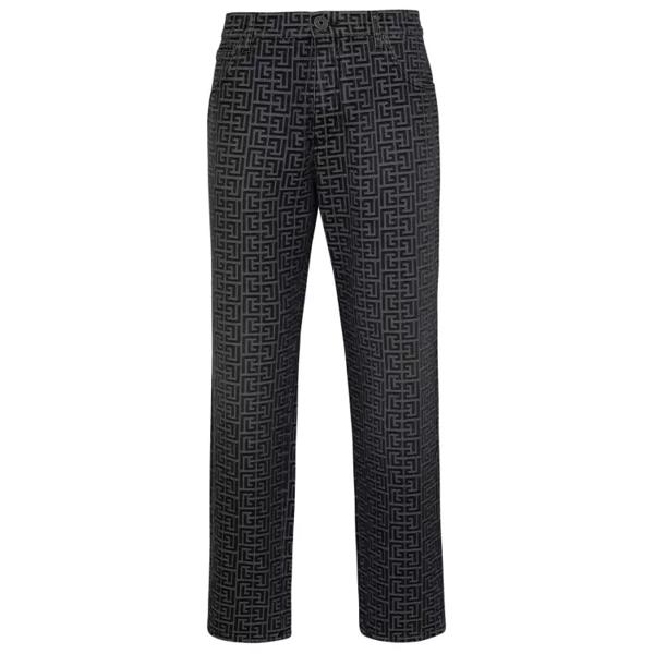 

Джинсы black cotton jeans Balmain, черный