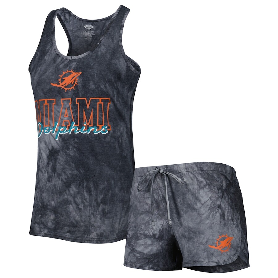 

Пижамный комплект Concepts Sport Miami Dolphins, угольный