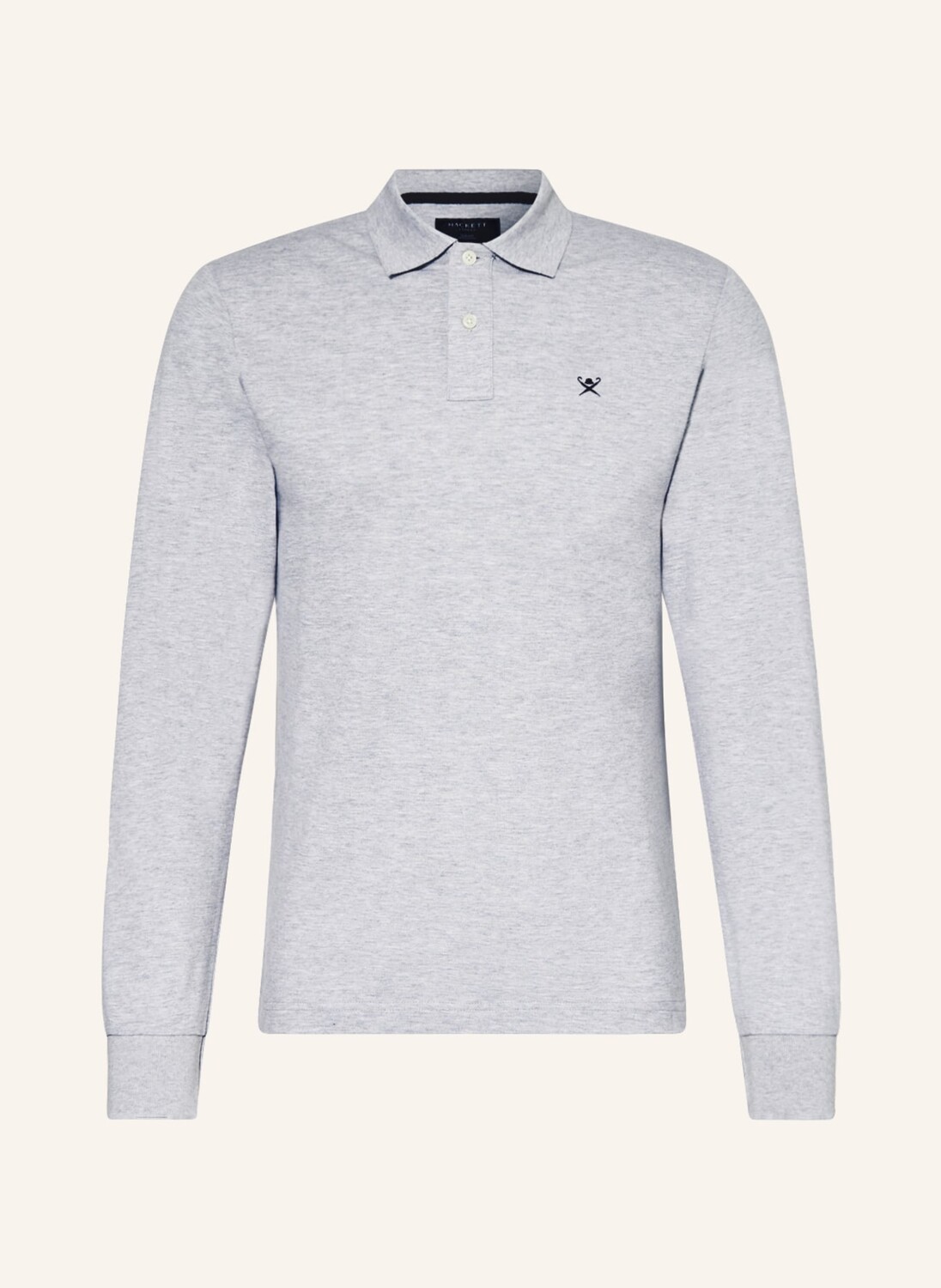 

Рубашка поло HACKETT LONDON Piqué Slim Fit, светло-серый