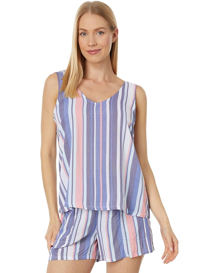 Пижамный комплект Tommy Bahama Sleeveless Shorts PJ Set, цвет Multi Stripe