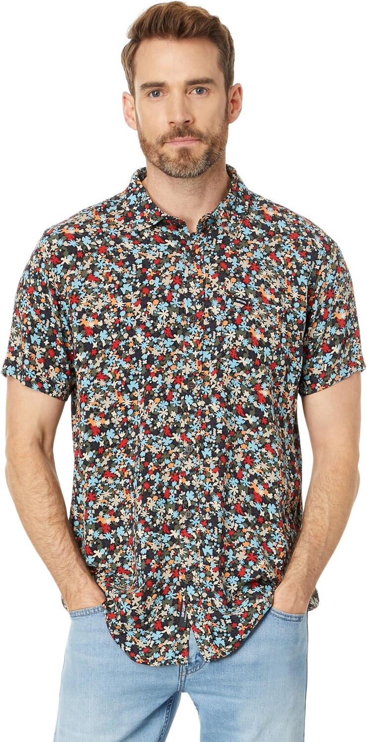 

Рубашка Party Pack Short Sleeve Woven Rip Curl, темно-синий