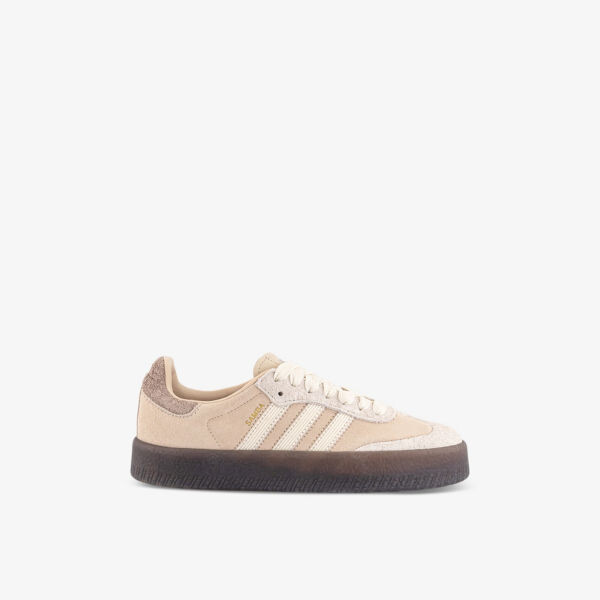 

Низкие замшевые кеды Sambae Adidas, белый