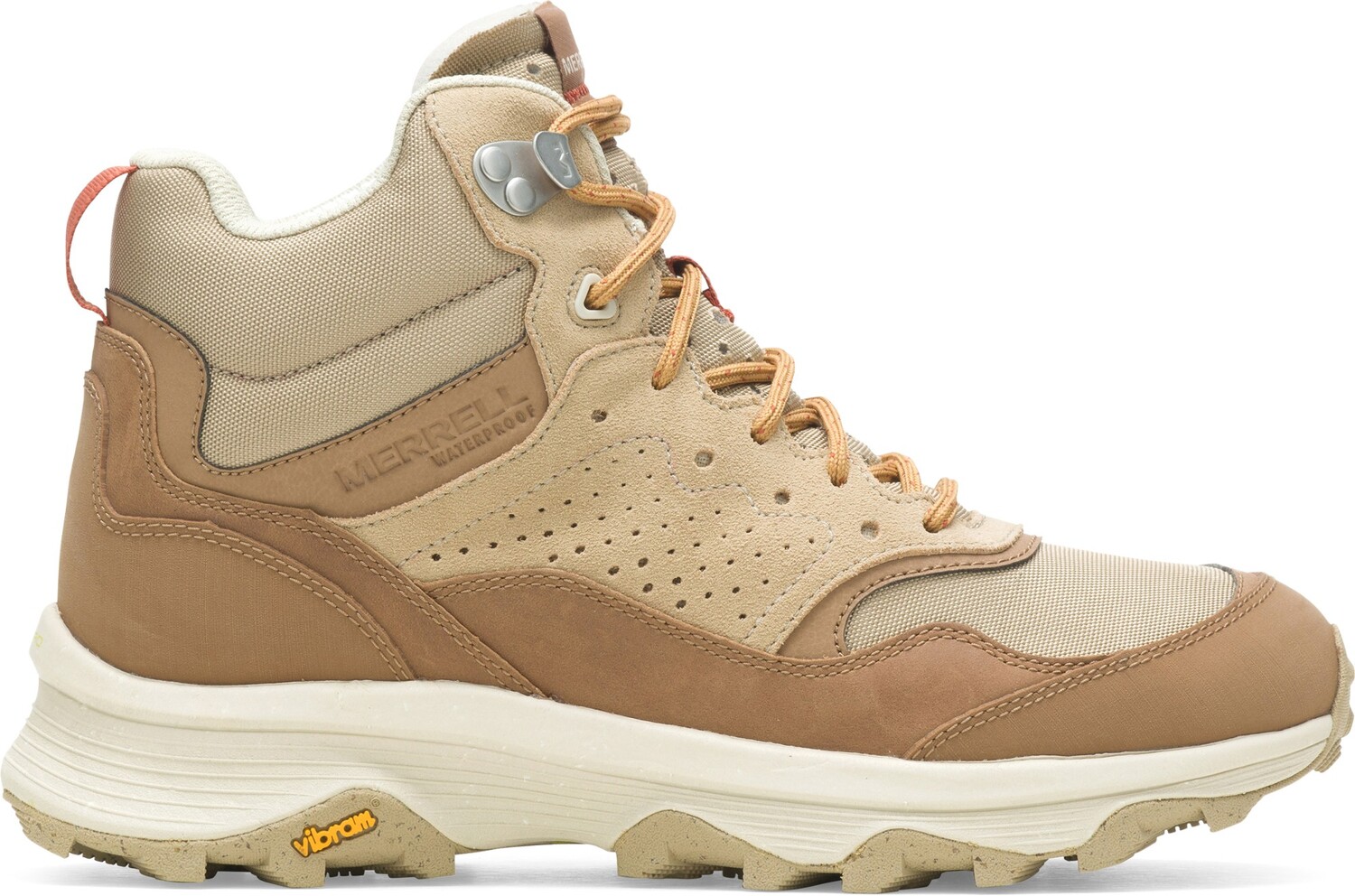 

Водонепроницаемые походные ботинки Speed ​​Solo Mid — женские Merrell, хаки