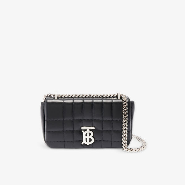 

Миниатюрная кожаная сумка на плечо Lola с мягкой подкладкой Burberry, черный