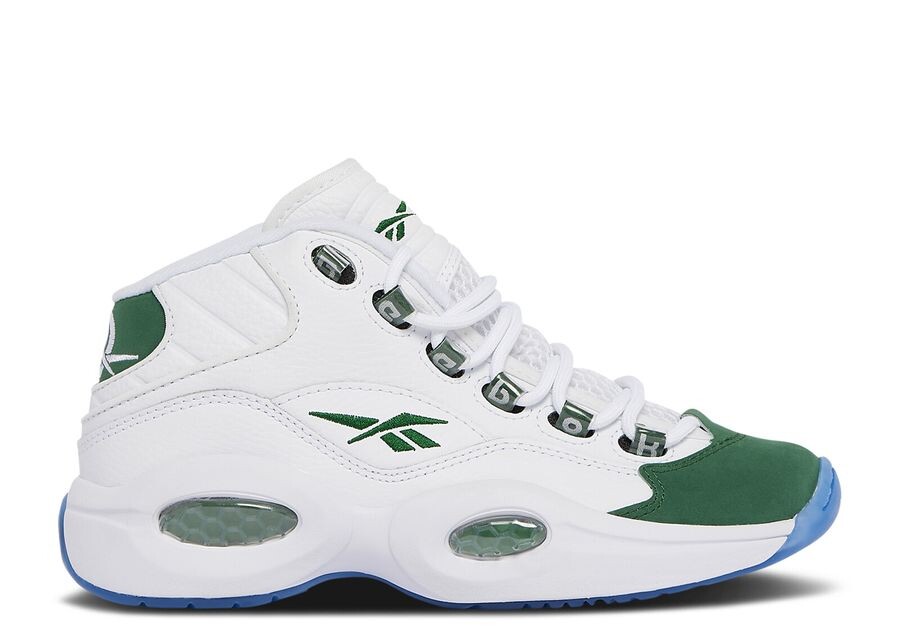 

Кроссовки Reebok Question Mid Big Kid 'Ncaa Pack - Michigan State' 2023, белый