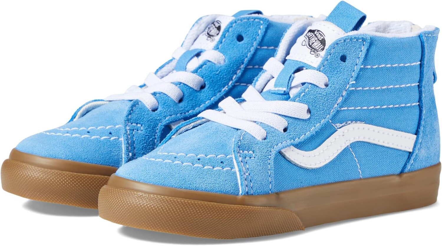 

Кроссовки Sk8-Hi Zip Vans, цвет Gum Azure Blue