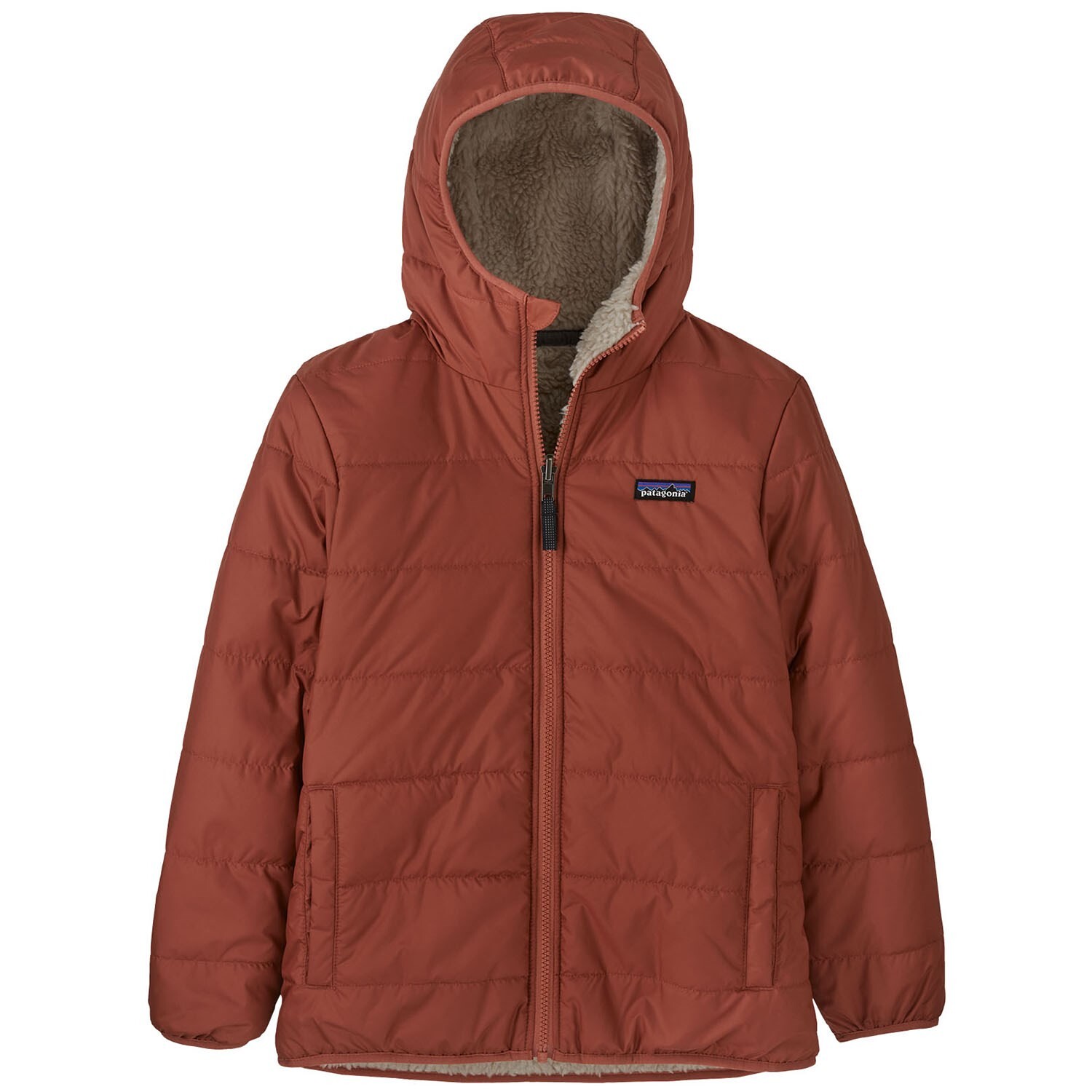 

Двусторонняя толстовка с капюшоном Ready Freddy Patagonia, красный