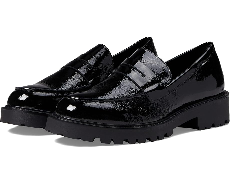 Лоферы Vagabond Shoemakers Kenova Crinkled Patent Leather Penny Loafer, черный