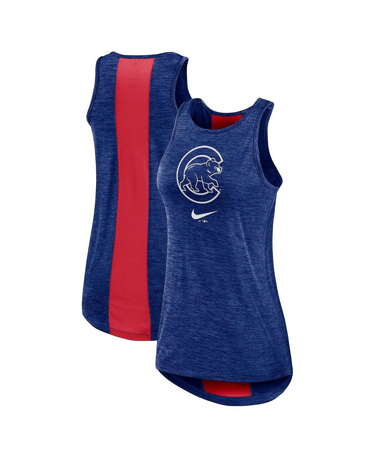 

Женская майка Royal Chicago Cubs Right Mix с высоким воротником Nike