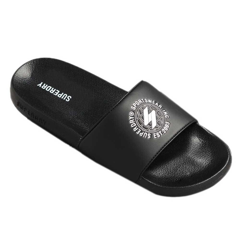 

Шлепанцы Superdry Code Printed Pool, черный