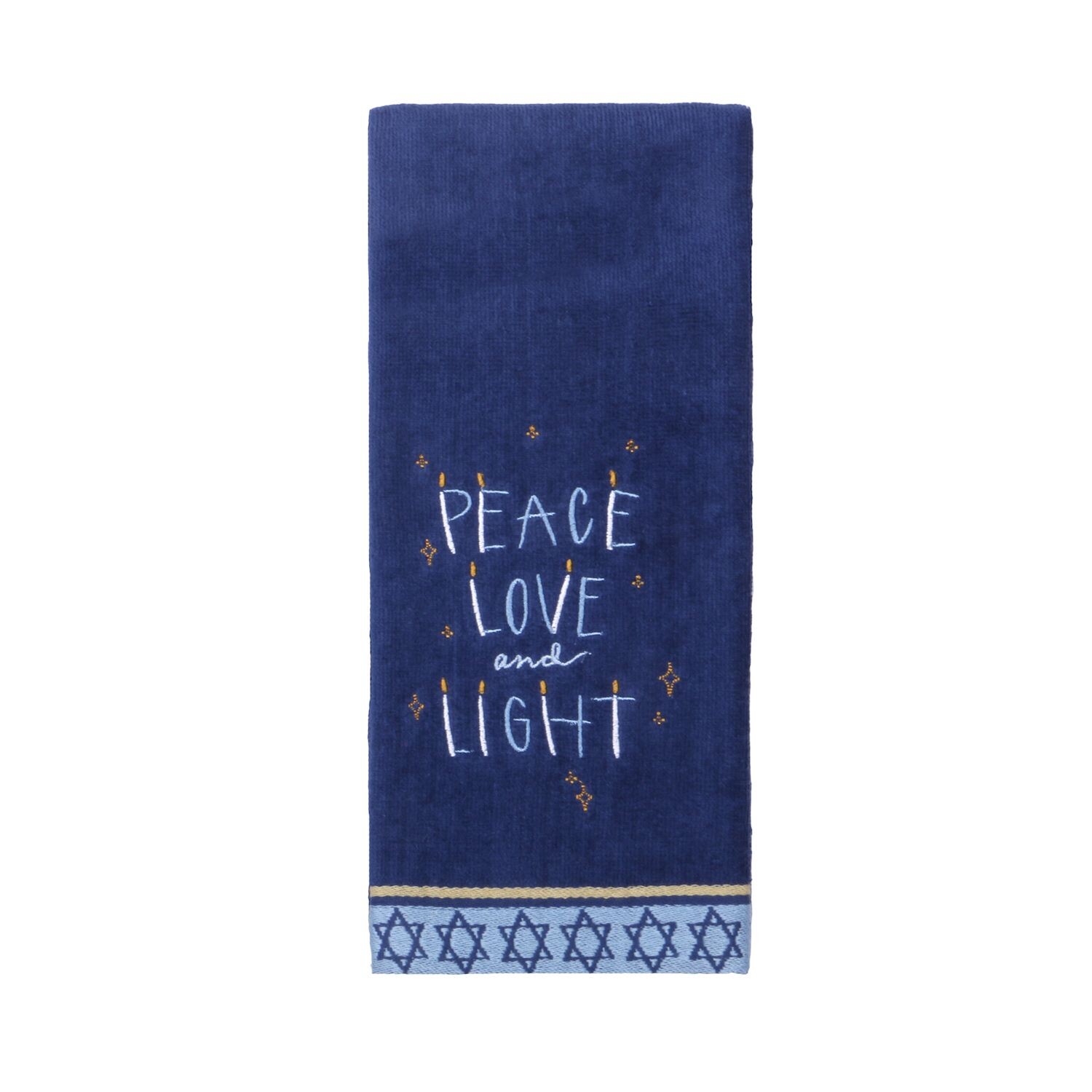 

Celebrate Together Hanukkah Peace Love & Light Ханукальное полотенце для рук