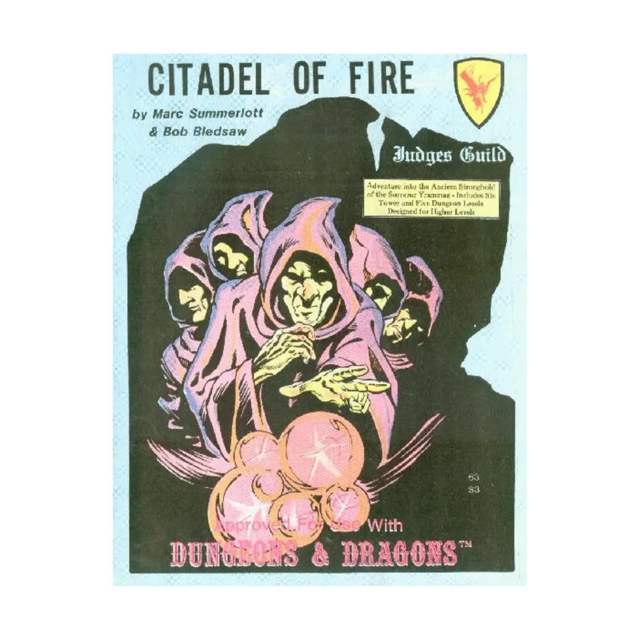 

Модуль Citadel of Fire (2nd Edition, 4th Printing), Dungeons & Dragons Fantasy Modules (A - C) (Judges Guild)