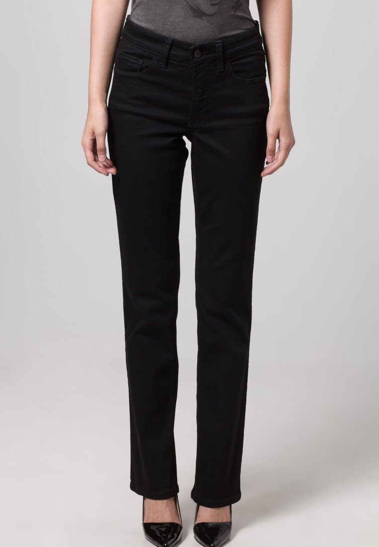 Джинсы прямого кроя MAC Jeans, черный джинсы прямого кроя для выпускников ag jeans черный