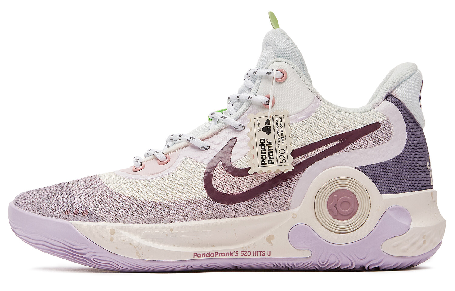 

Баскетбольные кроссовки KD Trey 5 IX Vintage для мужчин, среднего размера, розовый/фиолетовый Nike
