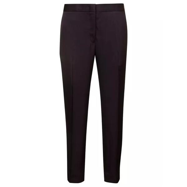 

Брюки slightly cropped tailored pants in viscose Jil Sander, черный