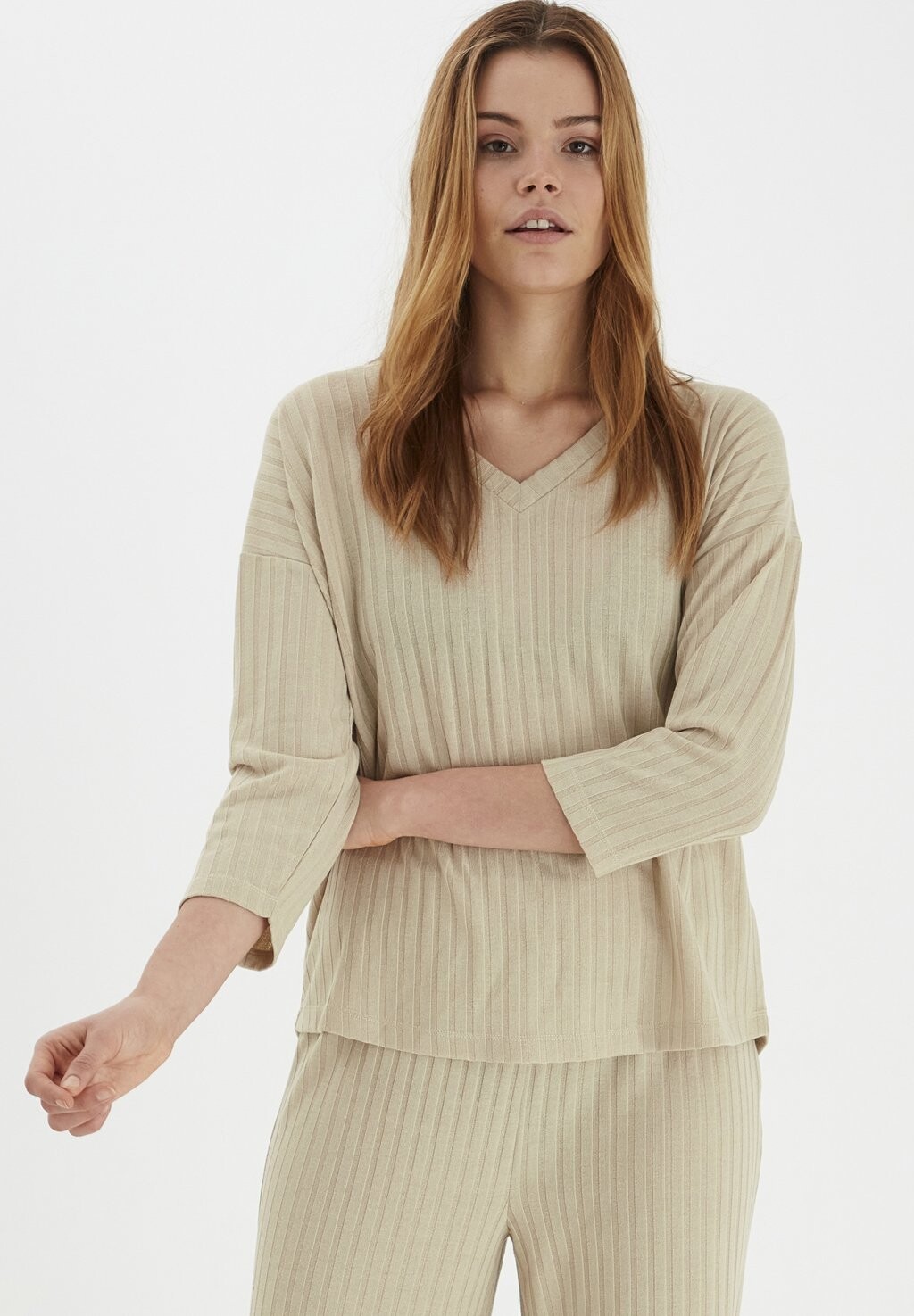 

Свитшот b.young ПУЛОВЕР BYSIMONI, цвет mottled beige