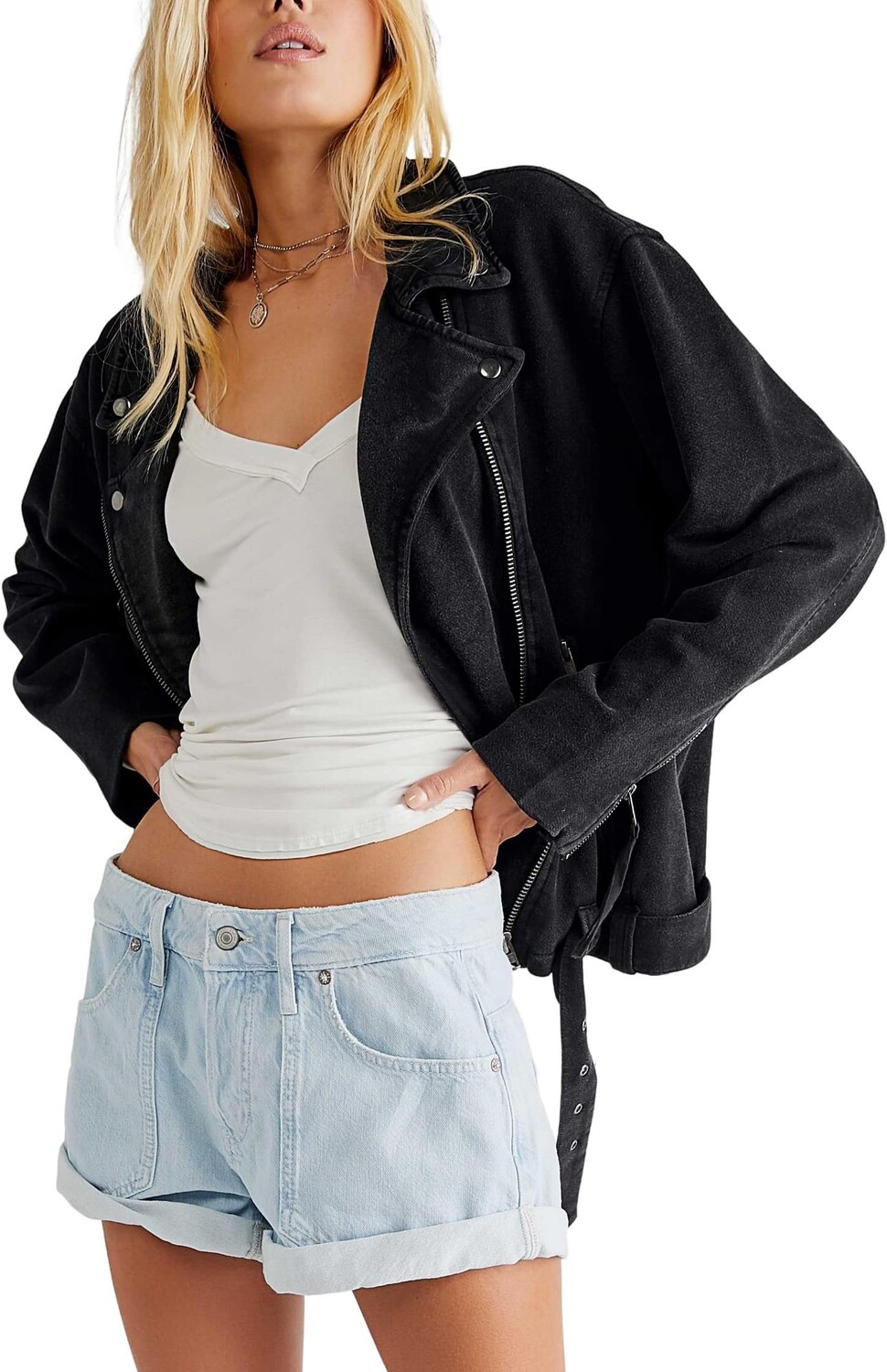 

Шорты с напуском Luck для начинающих Free People, цвет Rookie Wash