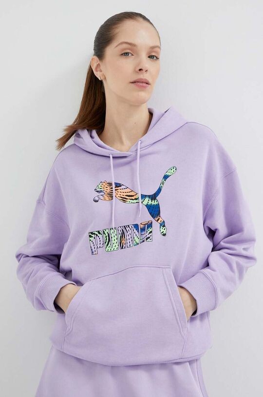 

Толстовка Пума Puma, фиолетовый