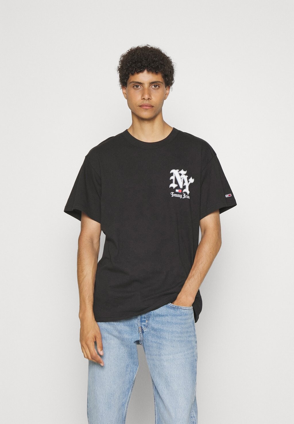 

Футболка с принтом GRUNGE SPORT TEE UNISEX Tommy Jeans, черная, Черный