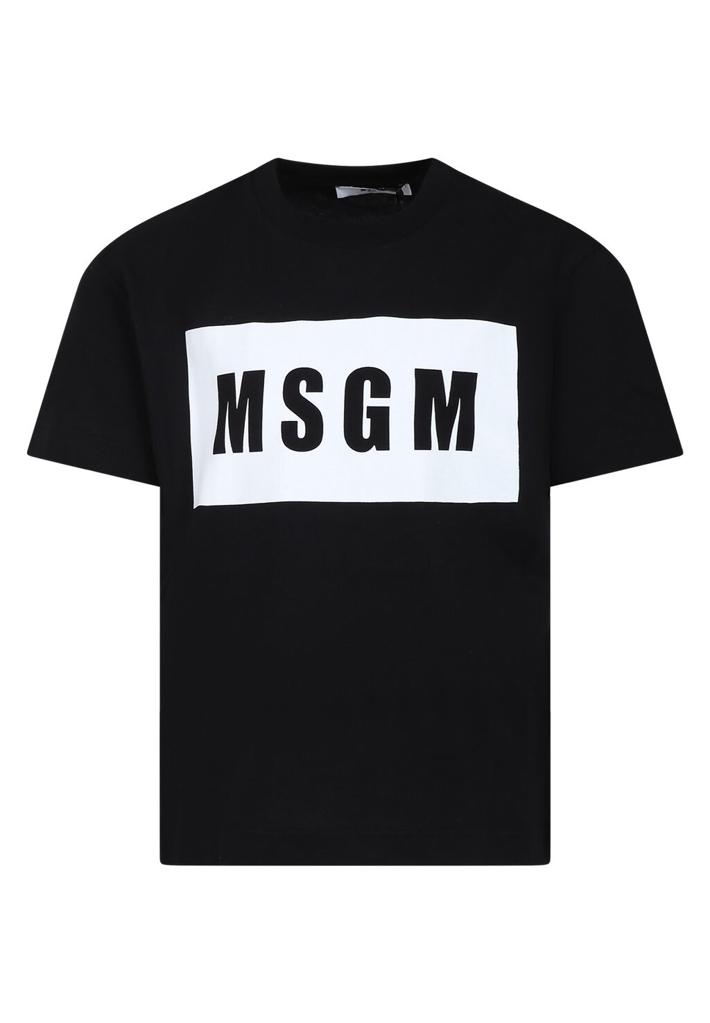

Футболка с принтом Con Logo MSGM, черный