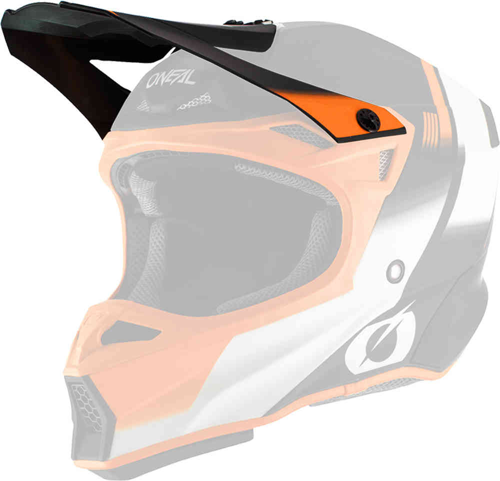 Козырек для шлема Hyperlite Blur 10Series Oneal, черный/оранжевый