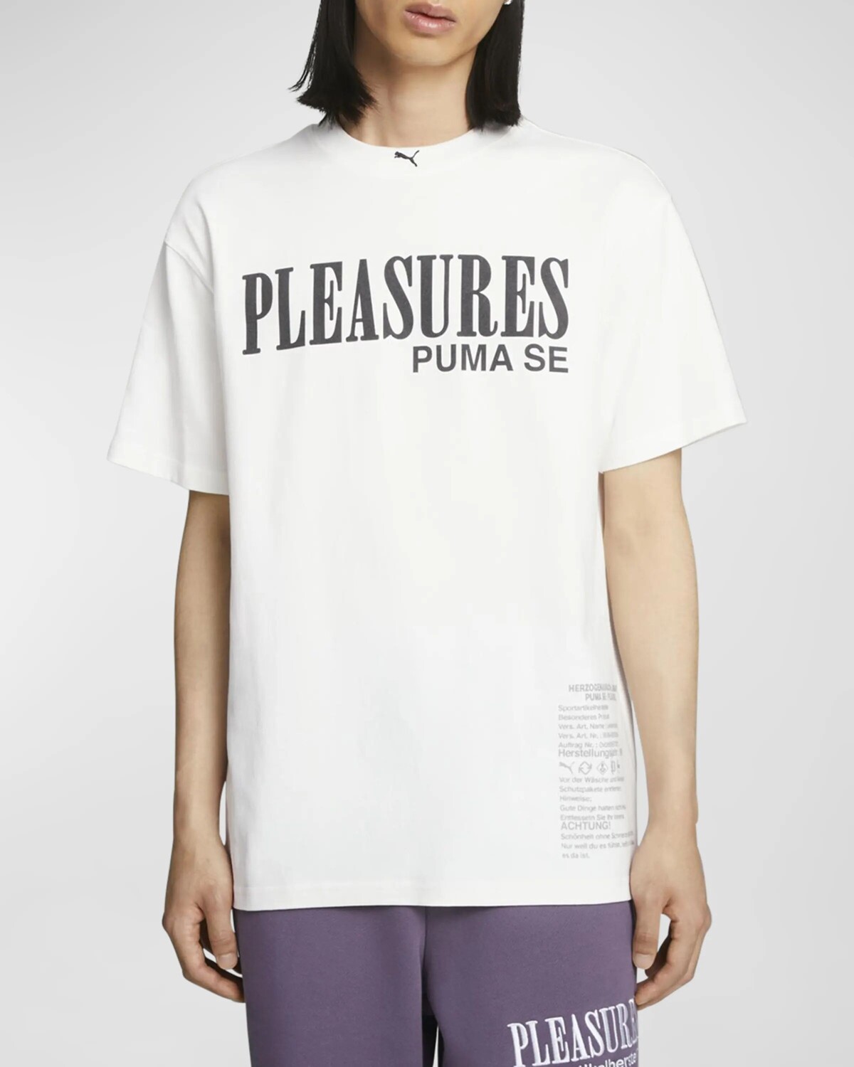 

Мужская футболка Typo из коллаборации с Pleasures Puma, цвет White