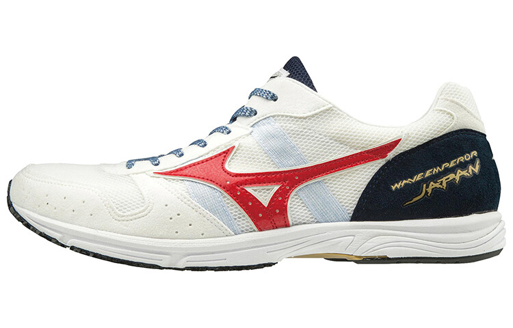

Кроссовки унисекс с низким верхом белые/красные/синие Mizuno
